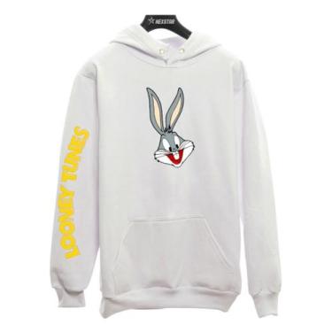 Imagem de Moletom Nextar Pernalonga Baby Blusa Canguru Unissex - SEMPRENALUTA , 