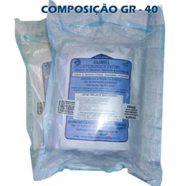 Imagem de Kit Cirúrgico Implante Odontológico Buco Estéril GR-40  Cx C/30 Un   -