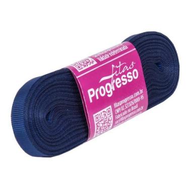 Imagem de Fita Gorgurão Progresso 7mm nº1 - 10m Cor 215 Azul Marinho - 01 unidad