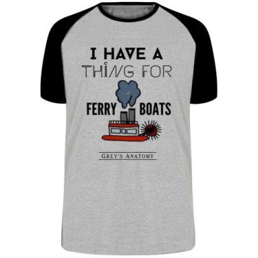 Imagem de Camiseta Grey's Anatomy Barca Derek Blusa Plus Size extra grande adult