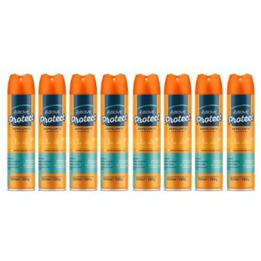 Imagem de Kit 8 Repelente Aerosol Protect Above Secagem Rápida 150ml