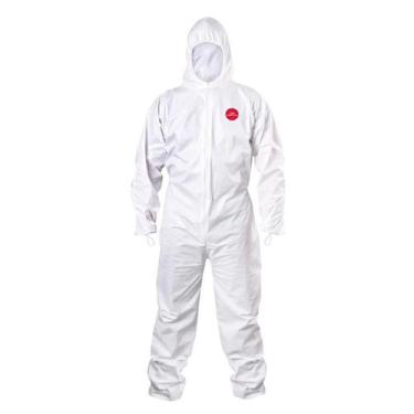 Imagem de Kit 10 Macacão De Segurança Pintura Produtos Quimicos Branco - STEELFL