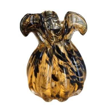 Imagem de Vaso de Flores Italy Trouxinha Preto Âmbar 17cm  Formosinha - LYOR