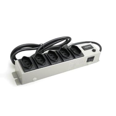 Imagem de Filtro de linha multicraft chapa 5 tomadas 10a bivolt