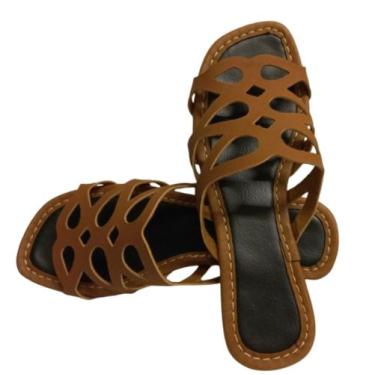 Imagem de Sandalias Femininas Rasteirinhas Conforto e Estilo - Seven, Havana, 38