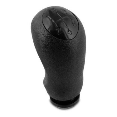 Imagem de Bola Cambio Logan Sandero 2007 Até 2015 Baixo Relevo Preto - G COMPONE