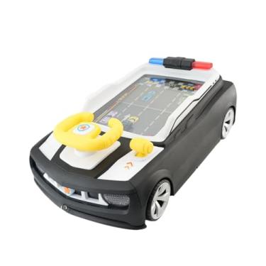 Imagem de YIJU Brinquedo de volante, jogo de carro de condução de aventura, desenvolvimento de brinquedo de aprendizagem educacional simulado para crianças de 3 4 5, Preto