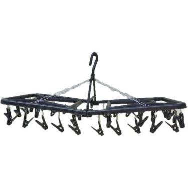 Imagem de Varal dobravel 36 prendedores / varal de teto - RENOVAPLAST