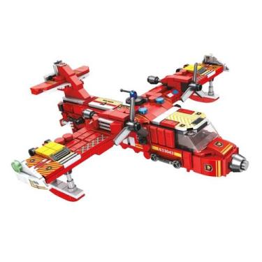 Imagem de Cubic Avião Bombeiros Brigada Incêndio Compatível Outros Blocos de Mon
