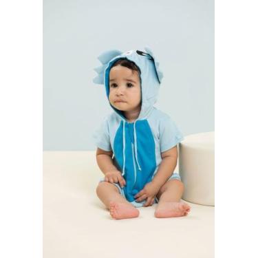 Imagem de Macacão bebê infantil kigurumi verão - Panda - Elefante - Lessa Kids, 