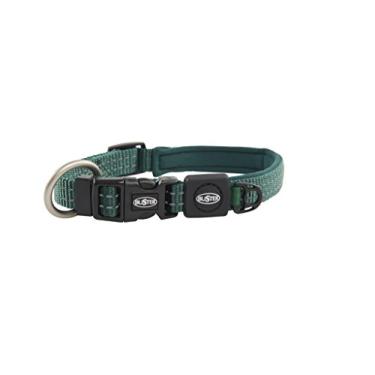 Imagem de Kruuse Coleira ajustável para cães Buster de neoprene de 1,9 cm ajustável (43,2 cm a 55,8 cm), média, verde