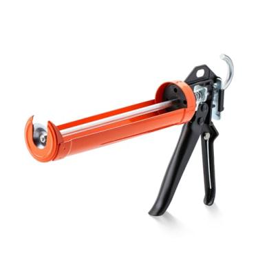 Imagem de Bates- Pistola de calafetagem, proporção de impulso 10: 1, laranja, pistola de calafetagem, pistola de calafetagem sem gotejamento, pistolas de calafetagem manual, pistola de silicone, ferramenta de