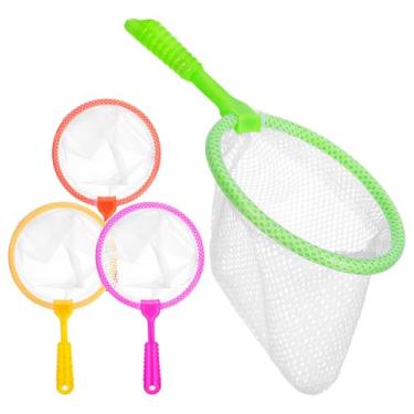 Imagem de TOYANDONA Redes De Pesca De Brinquedo Para Crianças 4 Unidades Pequenas Redes De Borboletas Redes De Captura De Insetos Para Crianças Brinquedos De Pesca Brinquedos De Banho Diversão Ao Ar