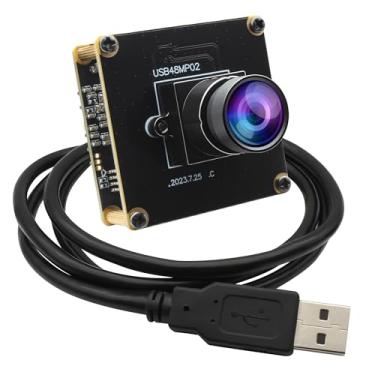 Imagem de ELP Módulo de câmera USB de 48 MP para computador, grande angular, câmera de PC, mini câmera Lightburn para monitoramento de gravadores a laser, impressora 3D, câmera de segurança USB, placa de webcam