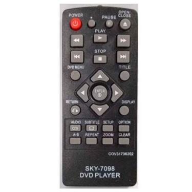 Imagem de Controle Remoto Para DVD SKY-7098 - LELONG