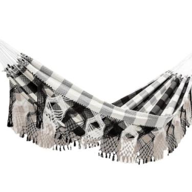 Imagem de Rede Balanço Reforçada Até 200kg Casal Luxo Dormir Relaxar Original Pe