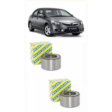 Imagem de Par de Rolamentos de Roda Dianteira Originais SNR - Honda New Civic 1.
