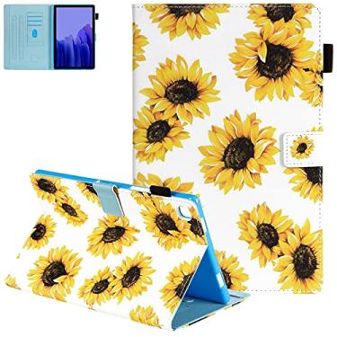 Imagem de Dteck Capa para tablet Galaxy Tab A7 de 10,4 polegadas 2022/2020 (modelo SM-T500/T503/T509), capa fólio inteligente fofa de couro PU com despertar automático para hibernar/suporte ajustável, 3