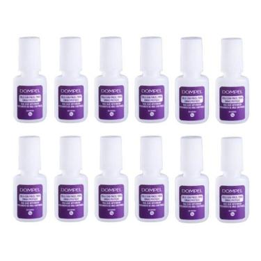 Imagem de Kit 12 Cola Para Unhas Postiças Com Pincel 5g Profissional Salão de Be