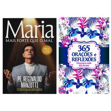 Imagem de Kit 2 Livros Físico, Maria Mais Forte Que O Mal - Padre Reginaldo Manz