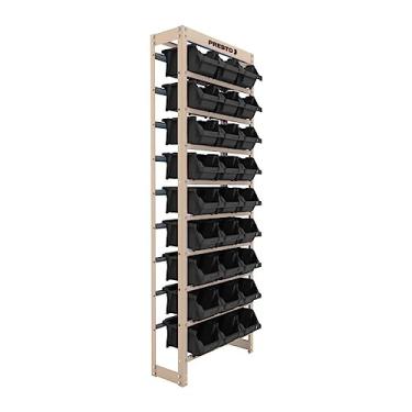 Imagem de Estante metálica com 27 gavetas n° 5 preta - 43009 - Presto