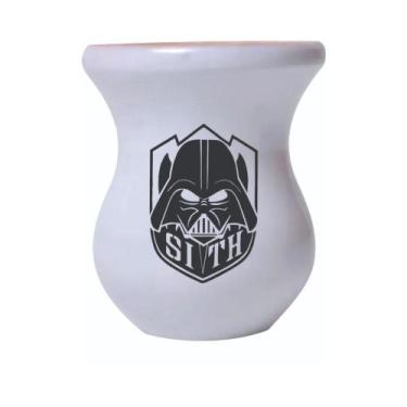 Imagem de Cuia De Madeira Branca Personalizada Star Wars mod.06 - Mix atacadista