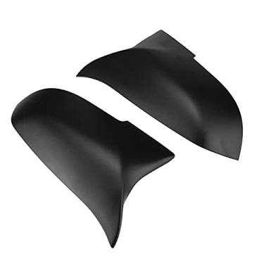 Imagem de Espelhos externos automotivos, 1 par de capa de espelho retrovisor de carro preto fosco para reposição de espelho lateral do motorista F20 F21 F22 F30 F32 F36 X1 F87 M3