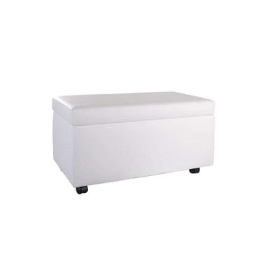 Imagem de Puff Bau 70cm X 40cm X 40cm material sintético com Rodizios - C.R.A. M