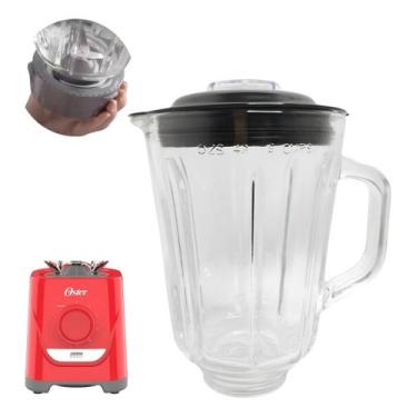 Imagem de Copo Vidro 1,5l Com Tampa Compatível Com Oster Oliq501 - Dasshaus Mode