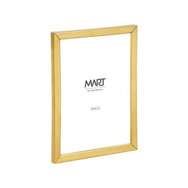 Imagem de Porta-Retrato de Parede 1 Foto 20x25cm Mart - 12530 Dourado