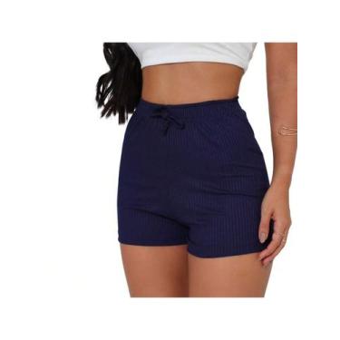 Imagem de KIT 5 Short Canelado Curto Feminino Empina Bumbum - Audax Brasil, 5 sh
