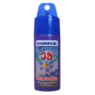 Imagem de Tinta Relevo 3d Corfix Brilhante 35ml - 14400, 328 - VIOLETA COBALTO