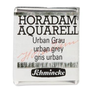 Imagem de Schmincke - HORADAM® AQUARELL, Super Granulação, Urban Black, 14 956 044, 1/2 pan, tons de granulação muito forte, melhores aquarelas super granuladas