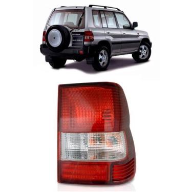 Imagem de Lanterna Traseira Pajero Tr4 2004 A 2006 Quadrada - DEPO, Esquerdo