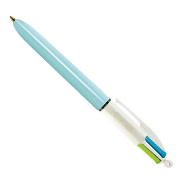 Imagem de BIC Caneta 4 Cores Azul Pastel Esferográfica Ponta 1,0 mm
