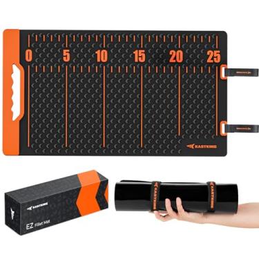 Imagem de KastKing Tapete EZ para filetes de peixe, textura antiderrapante com régua integrada de 63,5 cm, dimensões estendidas, material fácil de limpar, armazenamento portátil, tábua de corte de peixe