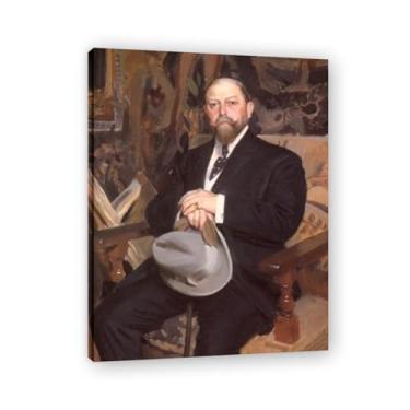 Imagem de LKXGRRSFG Impressões em tela Hugo Reisinger Anders Zorn - Arte de obra-prima sueca, decoração de parede serenidade de verão e coleção de galeria de casa 80 x 104 cm