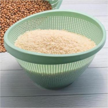 Imagem de Kit 5 Escorredor De Plástico Para Arroz Lava Tudo Plasutil