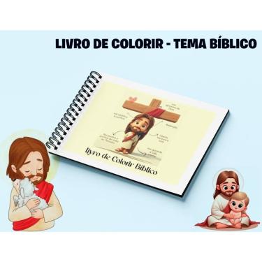 Imagem de Kit Livro de Colorir Stitch Moana Princesas Evangélico religiosos Dorama BTS 50 folhas com ou sem canetinhas 24 cores