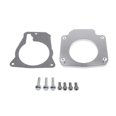 Imagem de Adaptador de corpo do acelerador LS Drive By Wire, compatível com LS3 4 parafusos de entrada para LS1 3 parafusos TB DBW LS2 LH6 L92 L76 LY2 LY5 LY6 LC9 LFA LH8 LMG L98 L9H L20 L94 LZ1 L99 L96 LC8 L7