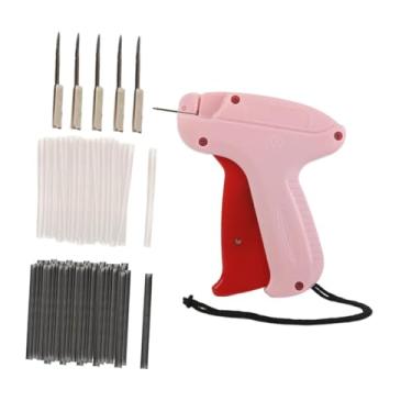 Imagem de Vaveren Ferramenta de etiqueta para roupas, etiqueta de etiqueta Tagger Machine Tagger Tool Stitch Tool para roupas Preço de preço Acessor para loja, Rosa