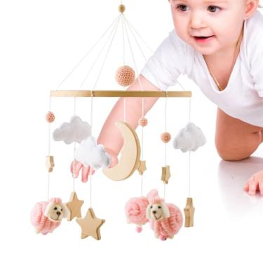 Imagem de Móbile Para Berço | Pendente Musical Para Berço - Móbile Interativo Calmante Estilo Bohemiano para Quarto, Carrinho, Cama e Brincadeiras 0-3 Meses