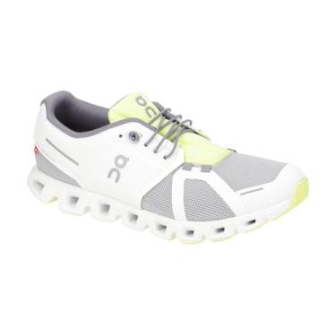 Imagem de On Tênis masculino Cloud 5, Branco não tingido/cinza glaciar, 46