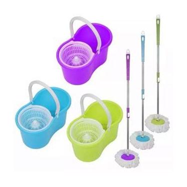 Imagem de Mop Rodo Giratório com Balde de 13 Litros - Em casa Tem