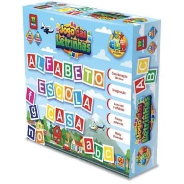 Imagem de Brinquedo Infantil Jogo Das Letrinhas Educativo Formar Palavras Alfabe