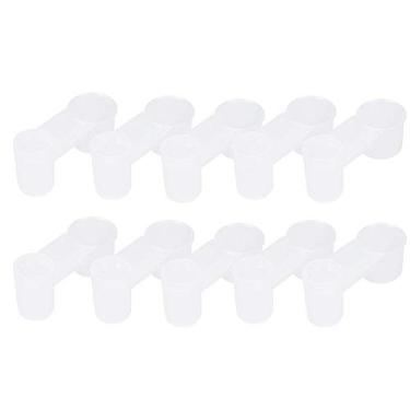 Imagem de Pássaro que Bebedor de água Copo S Dror de água Copo S Drinking Copo de Bird Bird Drinking Alimentador Rolando, 10pcs