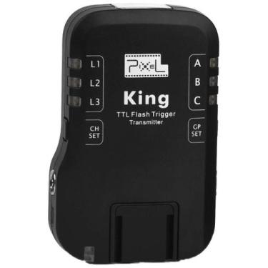 Imagem de Rádio Flash Pixel King Wireless I-Ttl 2.4Ghz Para Nikon