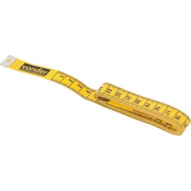 Imagem de Kit com 10 unidades Fita Métrica Costura Medidas 1,50m Original Vonder