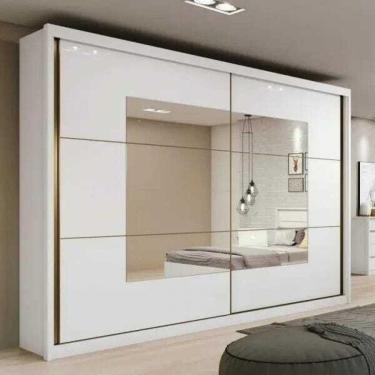 Imagem de Guarda Roupa Com Espelho 2 Portas E 6 Gavetas Lopas