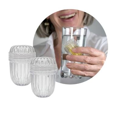 Imagem de 2 peças de infusor de frutas de tamanho pequeno para garrafas de boca larga. Compatível com Stanley, Hydro Flask, Iron Flask, Takeya, ThermoFlask